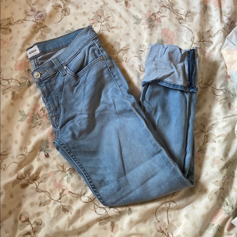 Light wash Hudson jeans